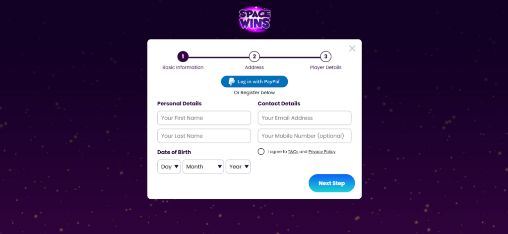 Space Wins Registration Details